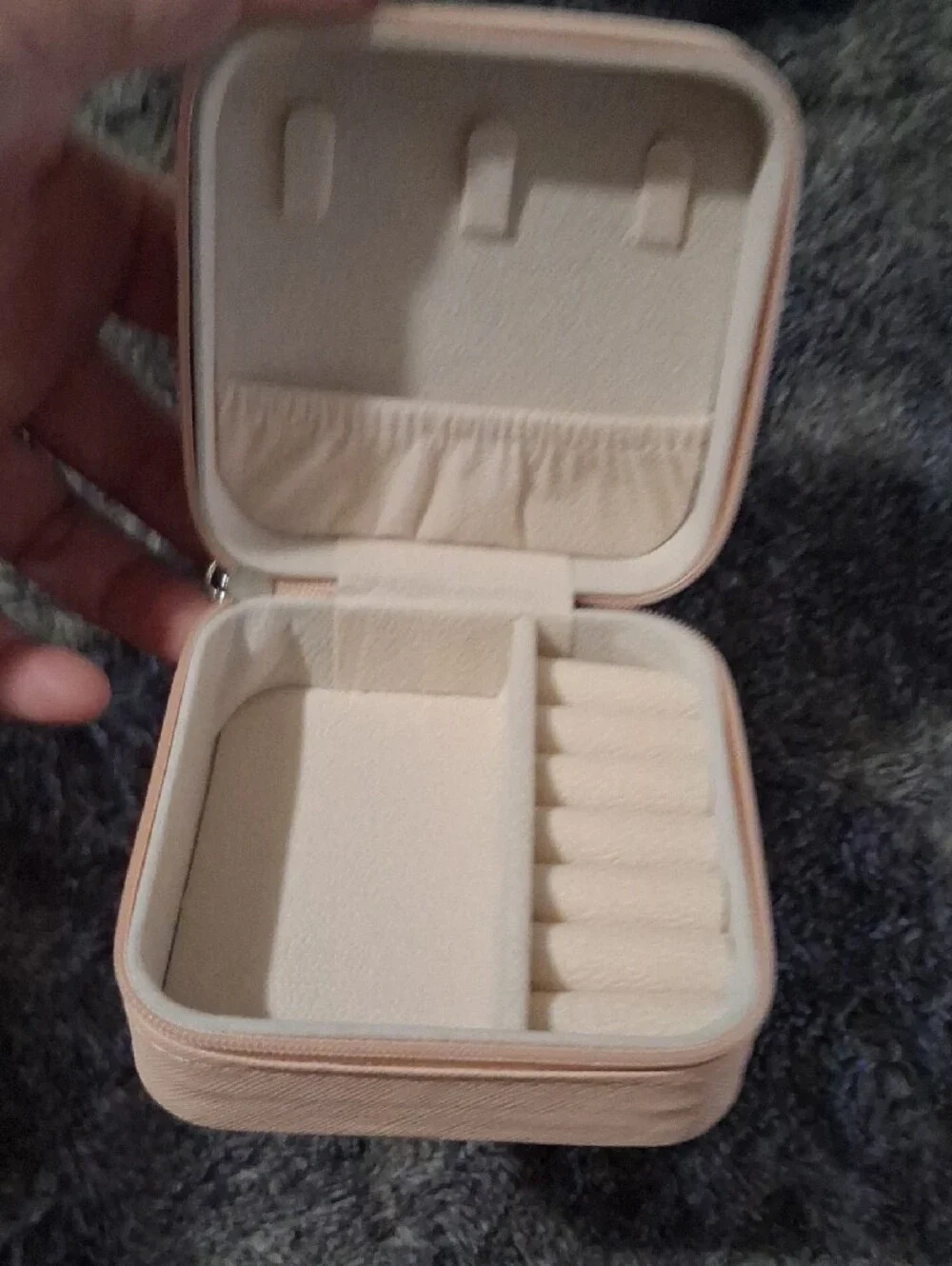 Compact Pink Jewelry Travel Case - NWT.